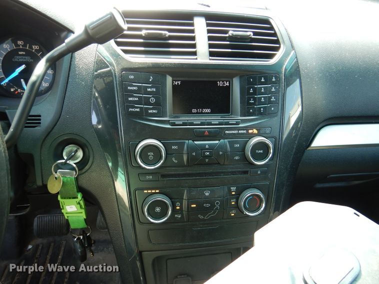 image for item DM0501 2017 Ford Explorer Police Interceptor  SUV