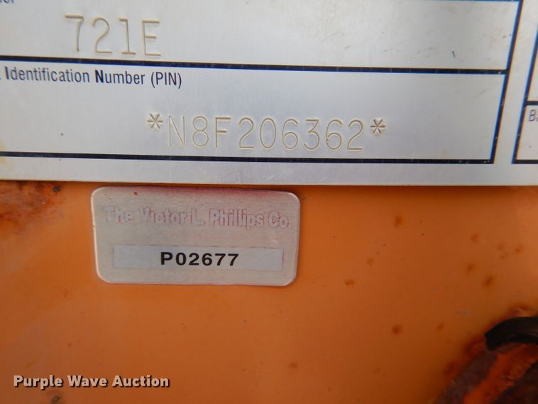 image for item DM0552 2008 Case 721E  wheel loader