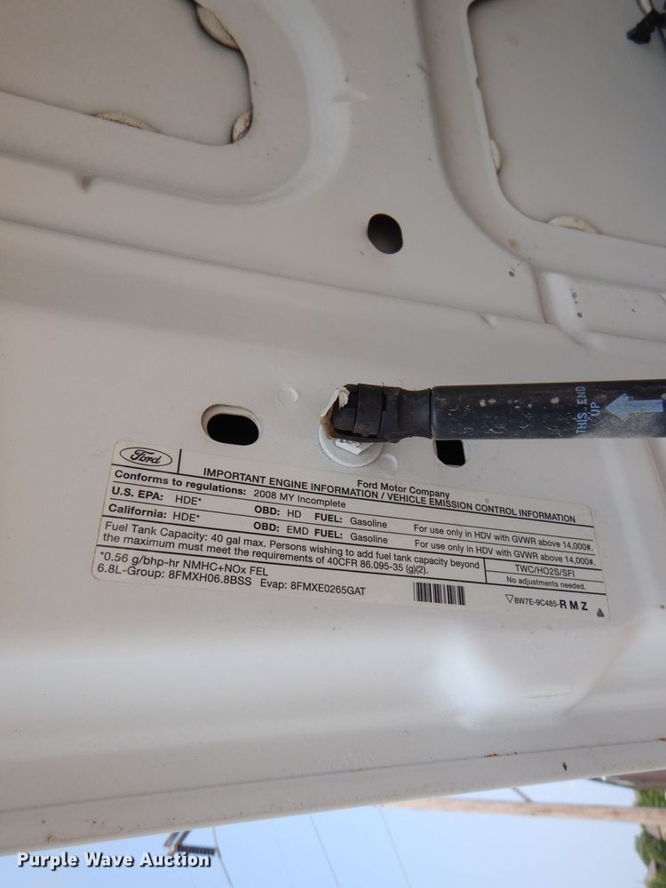 image for item DM1253 2008 Ford F550 XL  sewer inspection truck