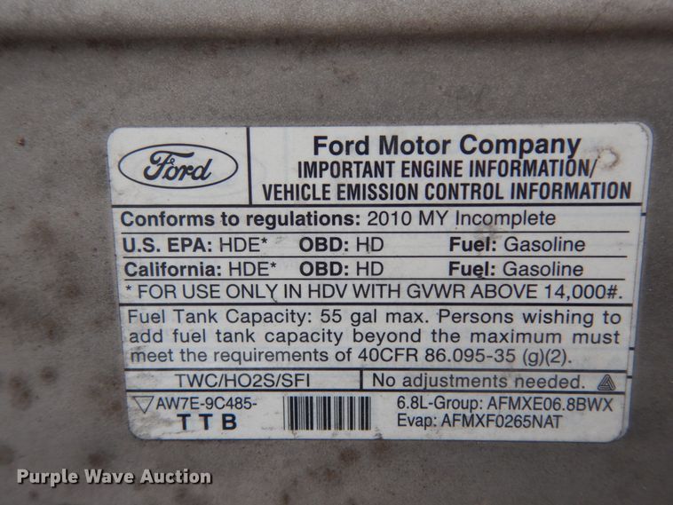 image for item DM2931 2010 Ford Econoline E450  shuttle bus