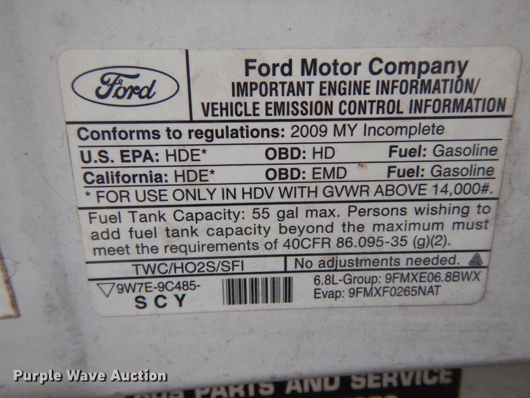 image for item DM2935 2009 Ford E450  shuttle bus