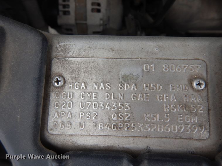 image for item DM2940 2002 Dodge Caravan  van