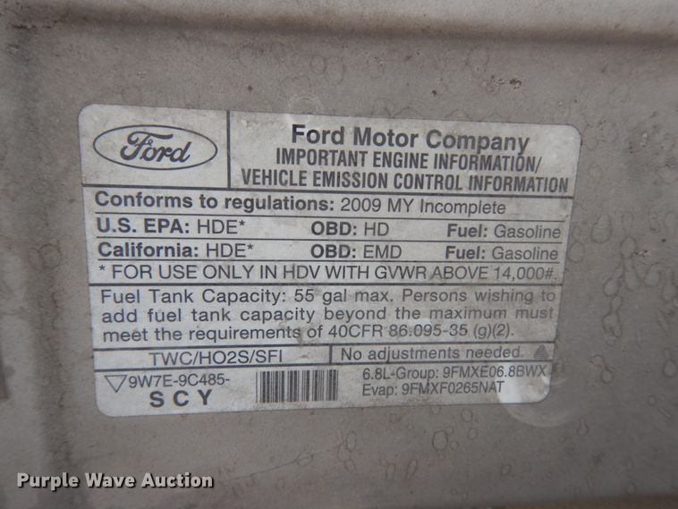 image for item DM6314 2009 Ford E450  shuttle bus