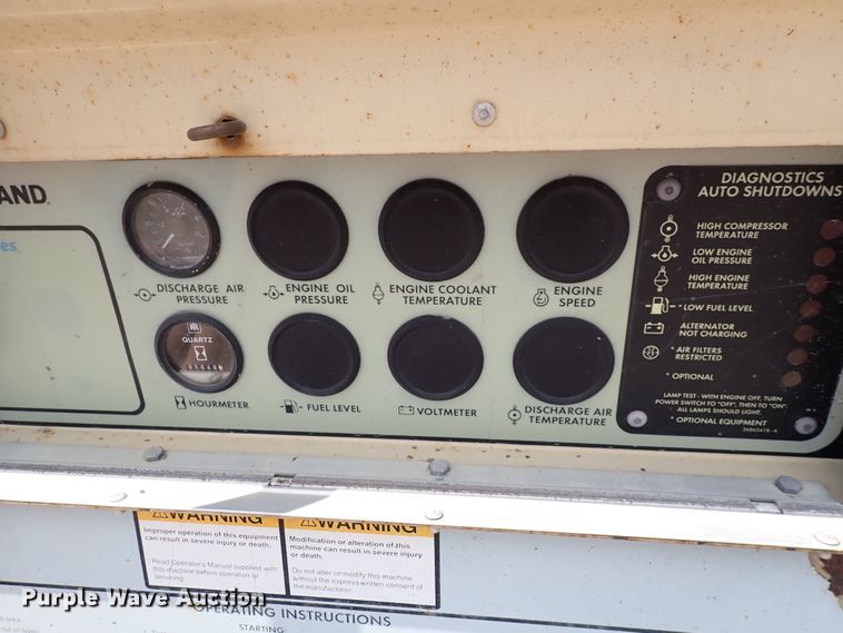 image for item DN1851 1995 Ingersoll Rand 1850  air compressor