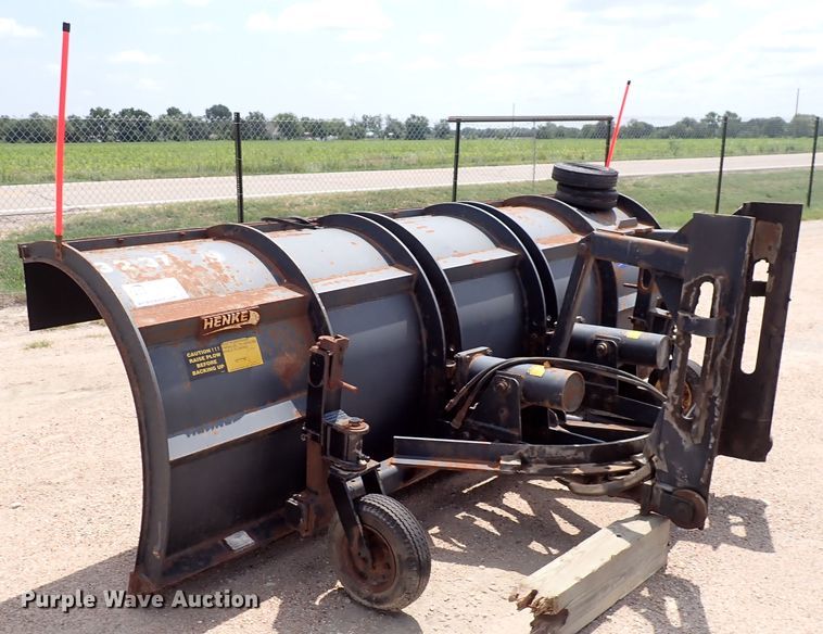 image for item DN1853 Henke  12'W snow plow