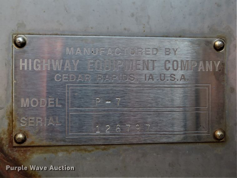 image for item FP9349 Hi-way P-7  salt spreader