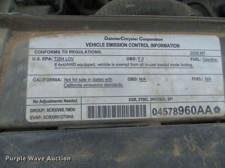 image for item GR9460 2008 Dodge Charger