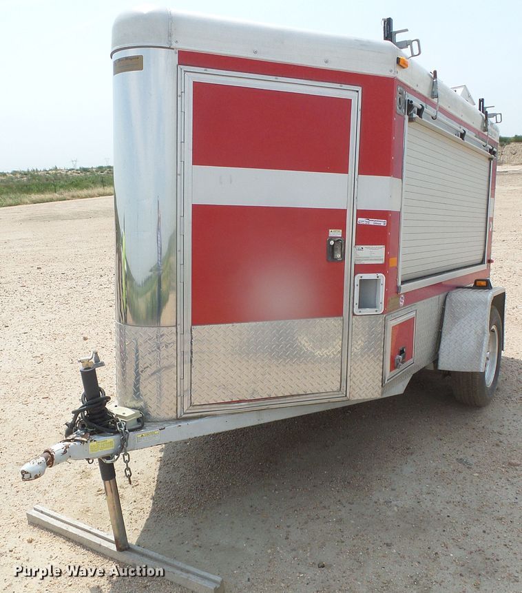 image for item GR9480 2004 CM Fire Wagon  enclosed cargo trailer