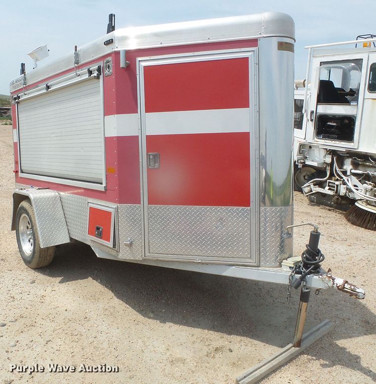 image for item GR9480 2004 CM Fire Wagon  enclosed cargo trailer