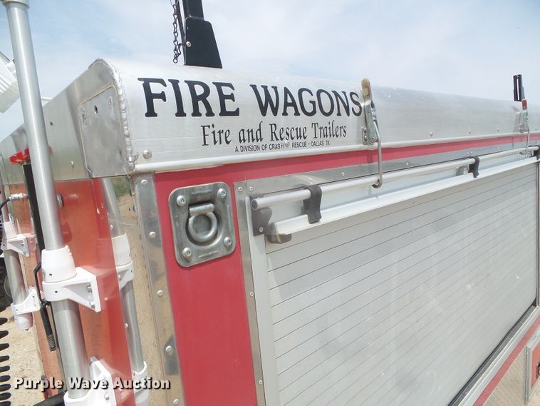 image for item GR9480 2004 CM Fire Wagon  enclosed cargo trailer