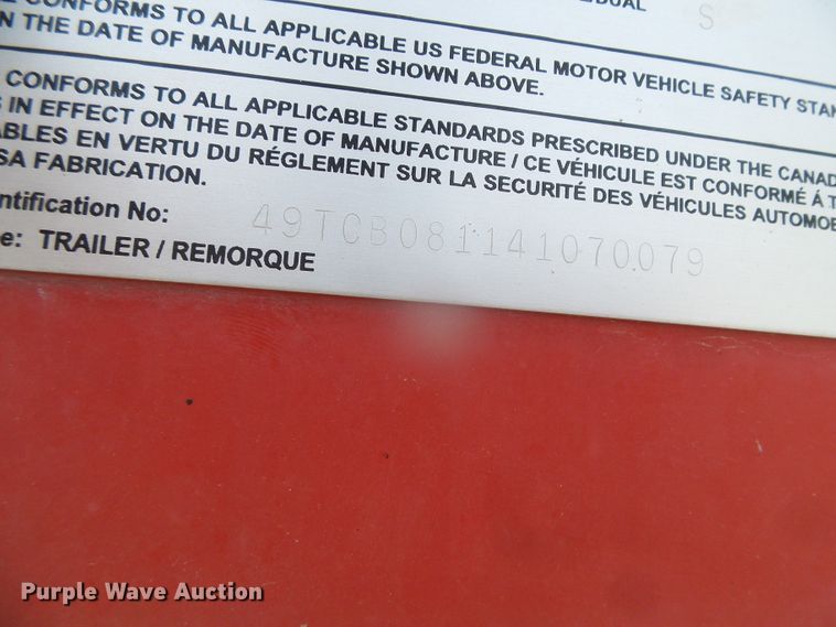 image for item GR9480 2004 CM Fire Wagon  enclosed cargo trailer