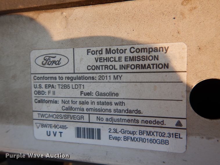 image for item IC9996 2011 Ford Ranger  SuperCab pickup truck