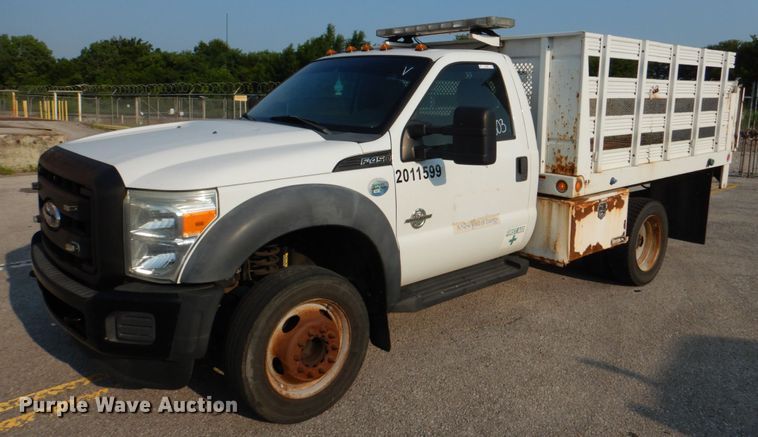 image for item IC9998 2011 Ford F450 Super Duty  flatbed truck