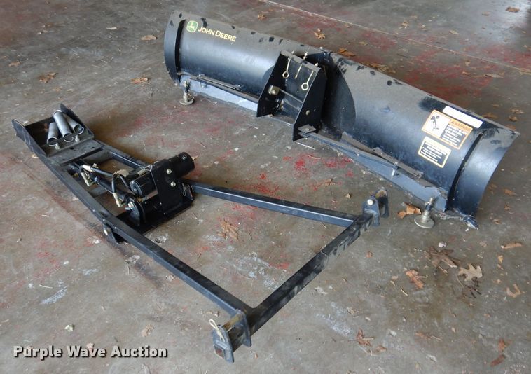 image for item IN9762 John Deere Gator  72"W snow plow