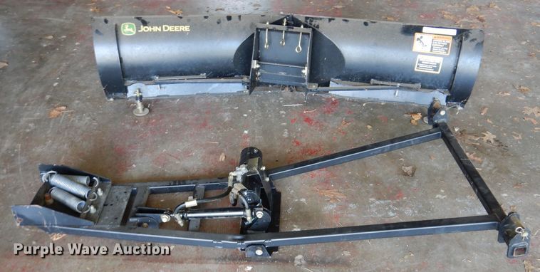 image for item IN9762 John Deere Gator  72"W snow plow