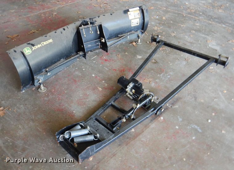image for item IN9762 John Deere Gator  72"W snow plow