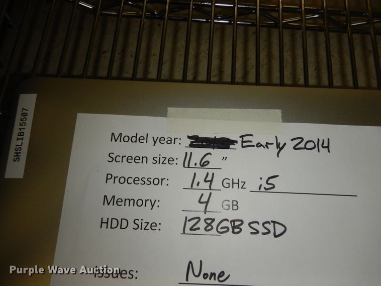 image for item IS9191 Apple MacBook Air 11" laptop