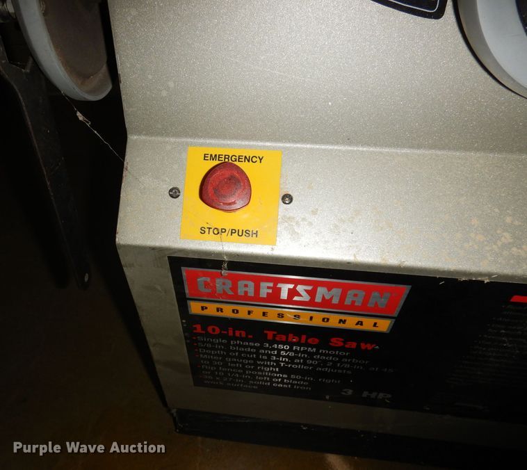 image for item IW9946 Craftsman  10" table saw