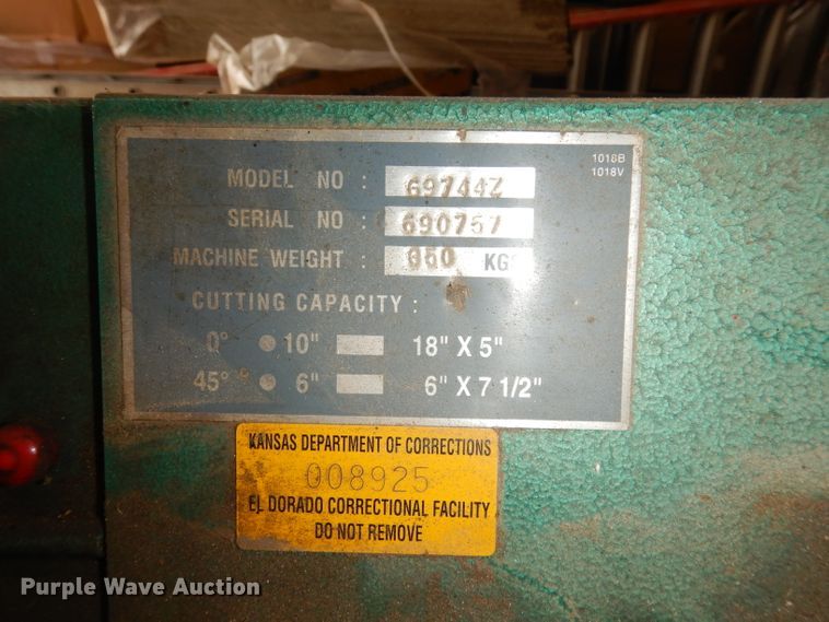 image for item IW9950 Grizzly 69744Z  bandsaw