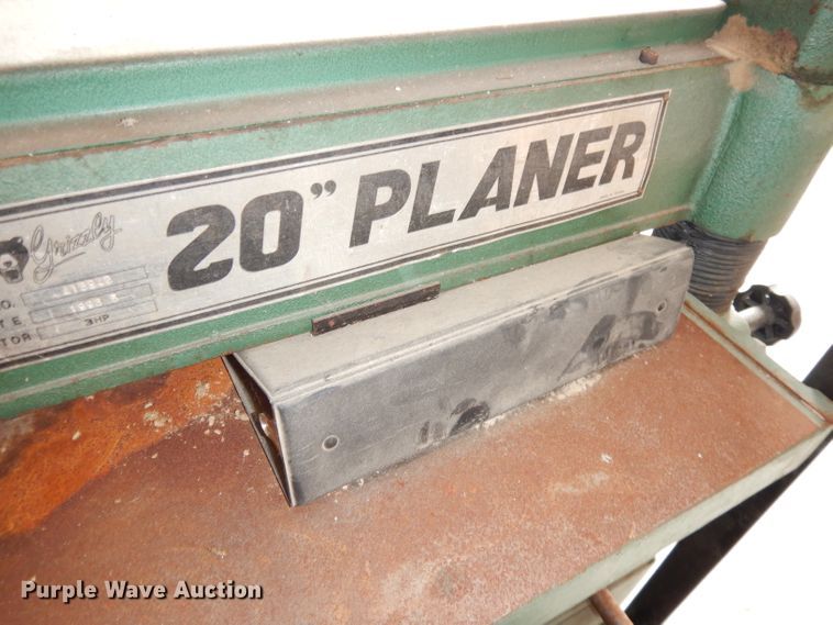image for item IW9952 1996 Grizzly  20" planer