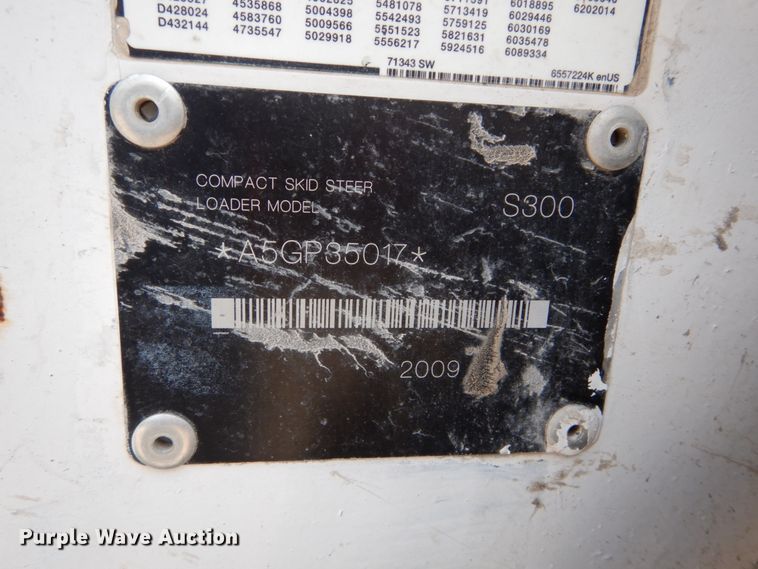 image for item JI9546 2009 Bobcat S300  skid steer loader