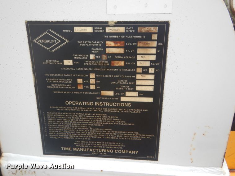 image for item JI9547 2004 Ford F550 Super Duty XL  SuperCab bucket truck