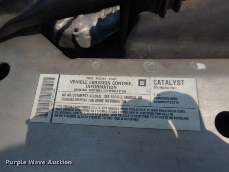 image for item JI9588 2008 Chevrolet Impala Police