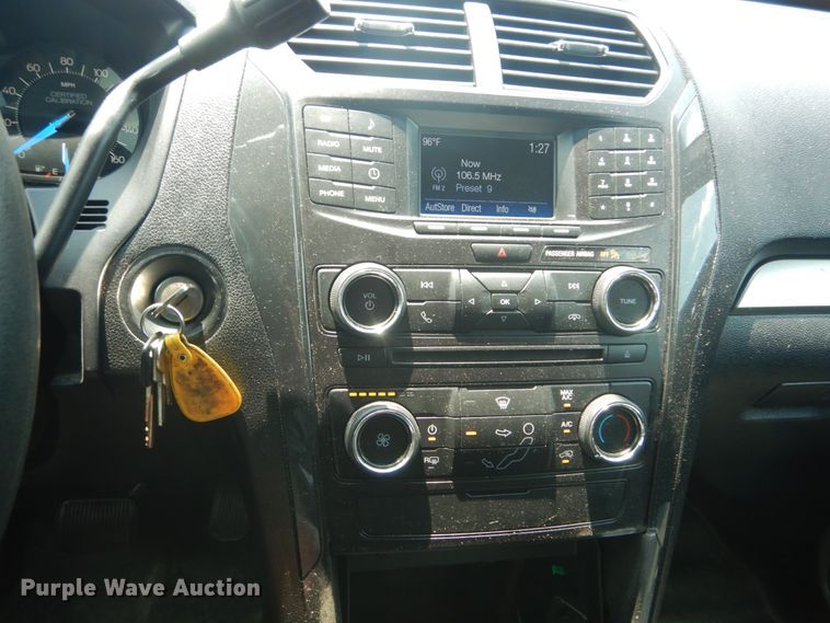 image for item JI9594 2017 Ford Explorer Police  SUV