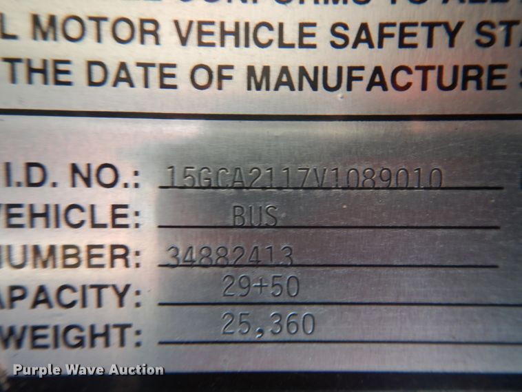 image for item JZ9905 1997 Gillig C21A096N4  transit bus