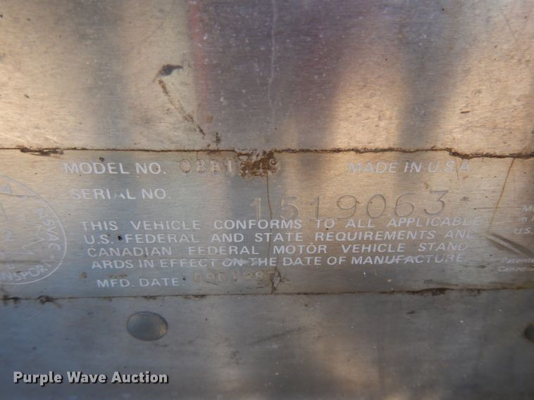 image for item JZ9910 1987 Polaris Longtrak  snow mobile