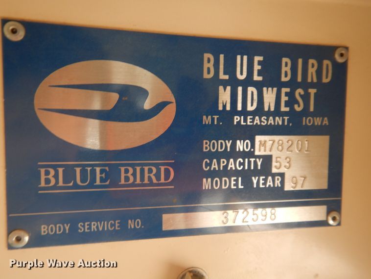 image for item JZ9988 1996 GMC B7  school bus