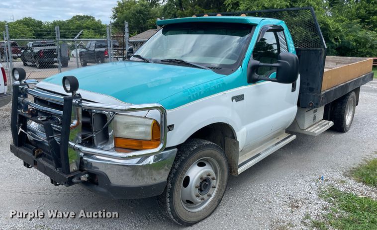 image for item KK9640 1999 Ford F550  dump flatbed truck