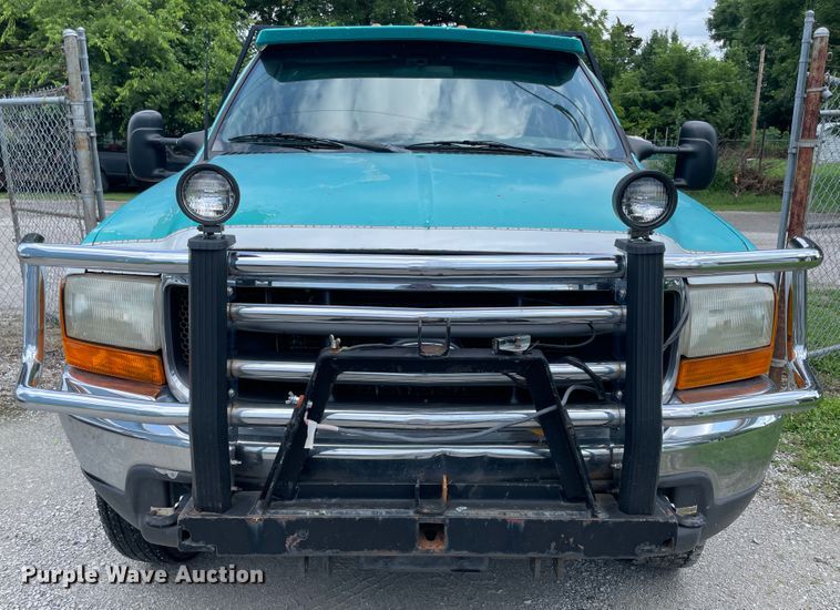 image for item KK9640 1999 Ford F550  dump flatbed truck