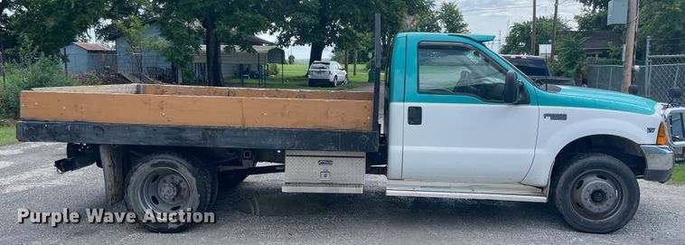 image for item KK9640 1999 Ford F550  dump flatbed truck