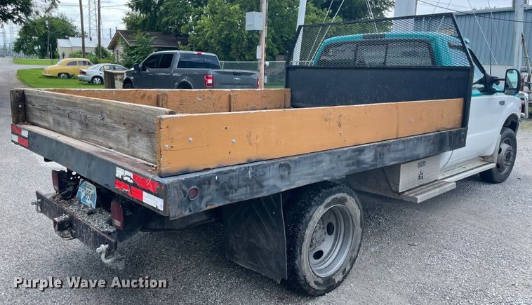 image for item KK9640 1999 Ford F550  dump flatbed truck