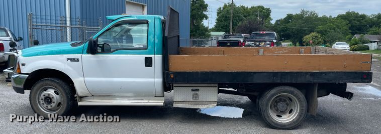 image for item KK9640 1999 Ford F550  dump flatbed truck