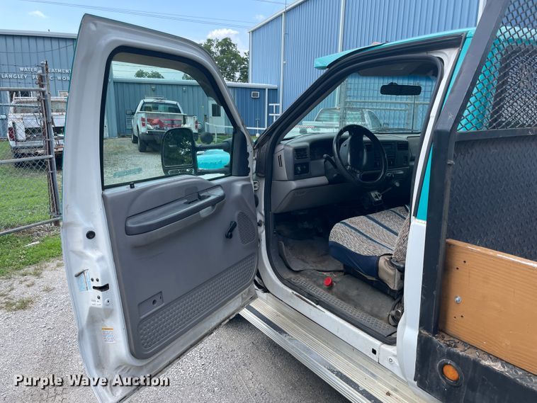 image for item KK9640 1999 Ford F550  dump flatbed truck