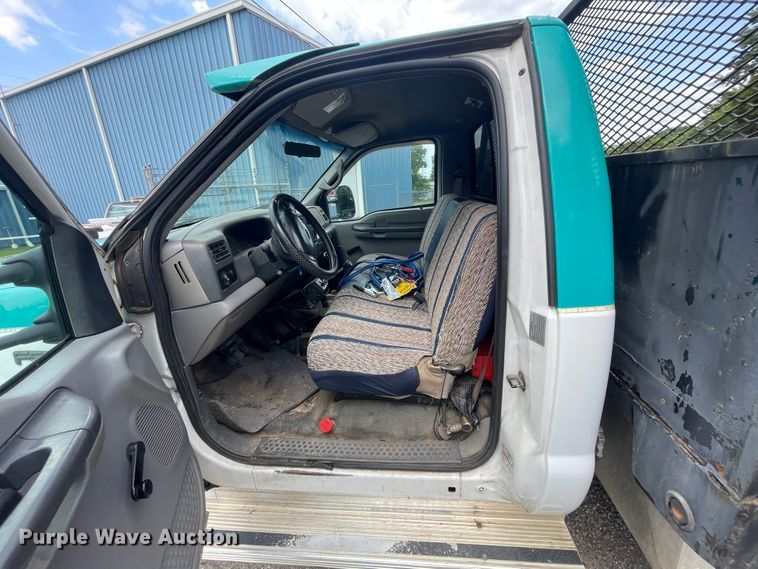 image for item KK9640 1999 Ford F550  dump flatbed truck