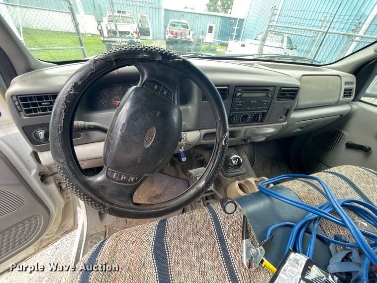 image for item KK9640 1999 Ford F550  dump flatbed truck