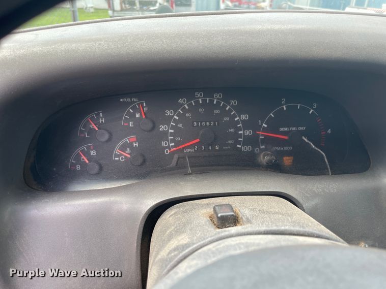 image for item KK9640 1999 Ford F550  dump flatbed truck