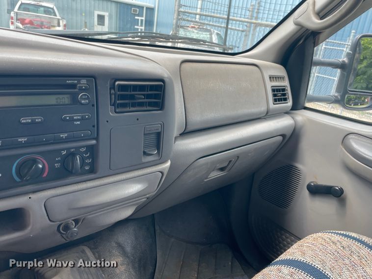 image for item KK9640 1999 Ford F550  dump flatbed truck