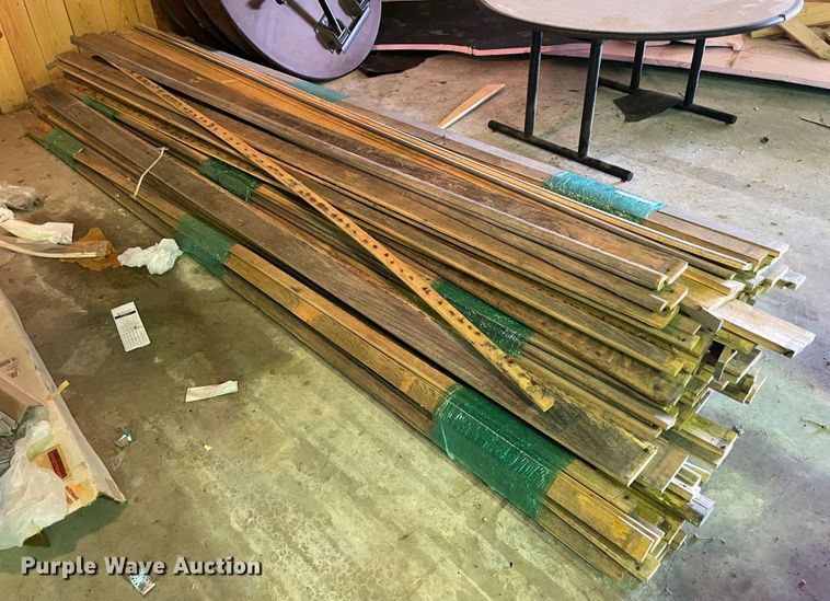 image for item KK9671 Approximately 81 pieces of lumber