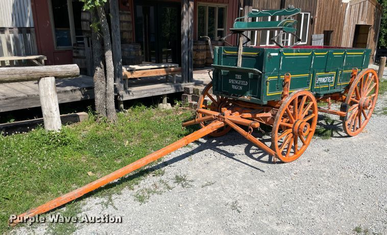 image for item KK9675 Springfield  horse drawn wagon