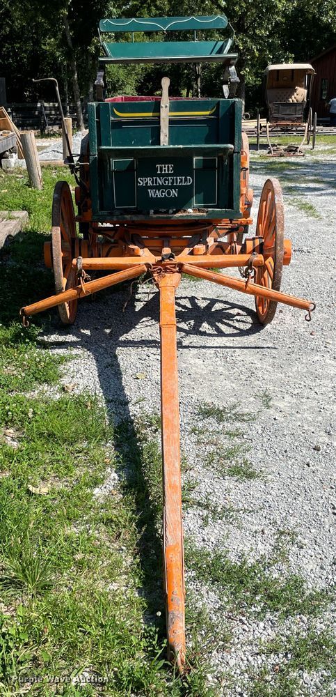 image for item KK9675 Springfield  horse drawn wagon