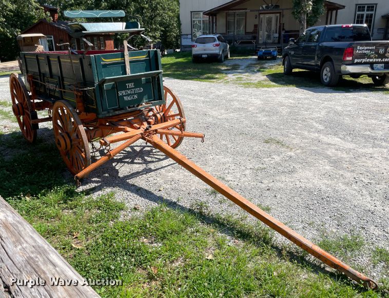 image for item KK9675 Springfield  horse drawn wagon