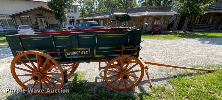 image for item KK9675 Springfield  horse drawn wagon