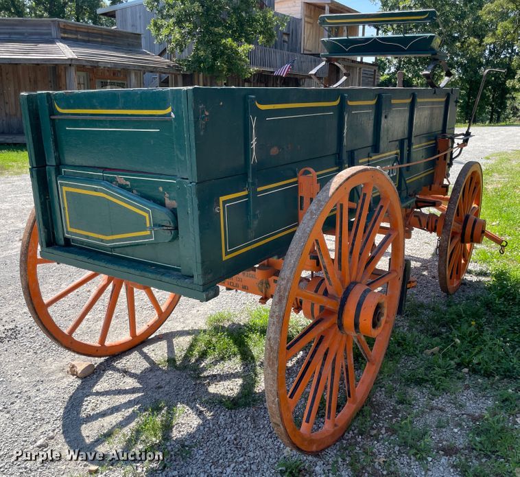 image for item KK9675 Springfield  horse drawn wagon