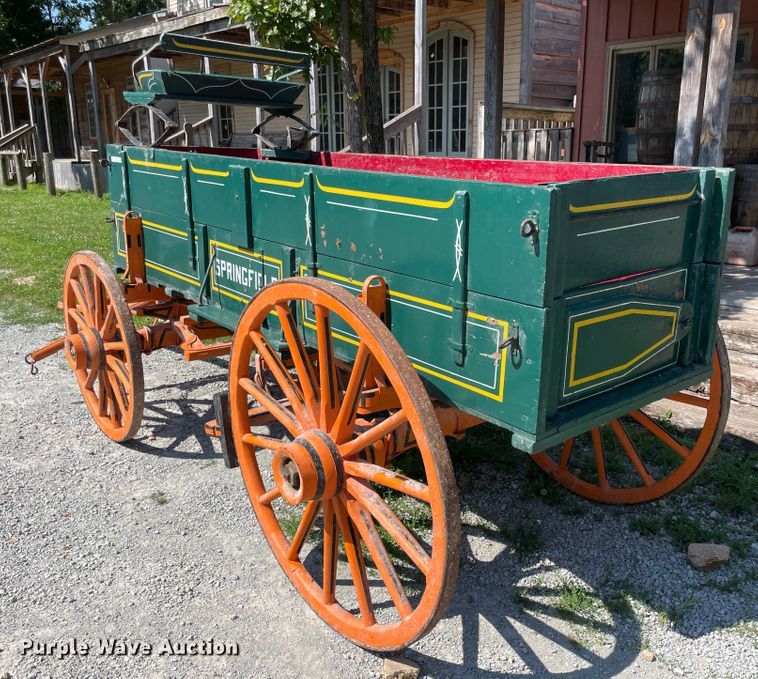 image for item KK9675 Springfield  horse drawn wagon