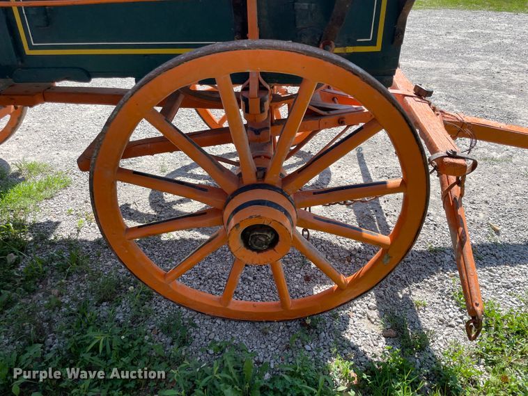 image for item KK9675 Springfield  horse drawn wagon