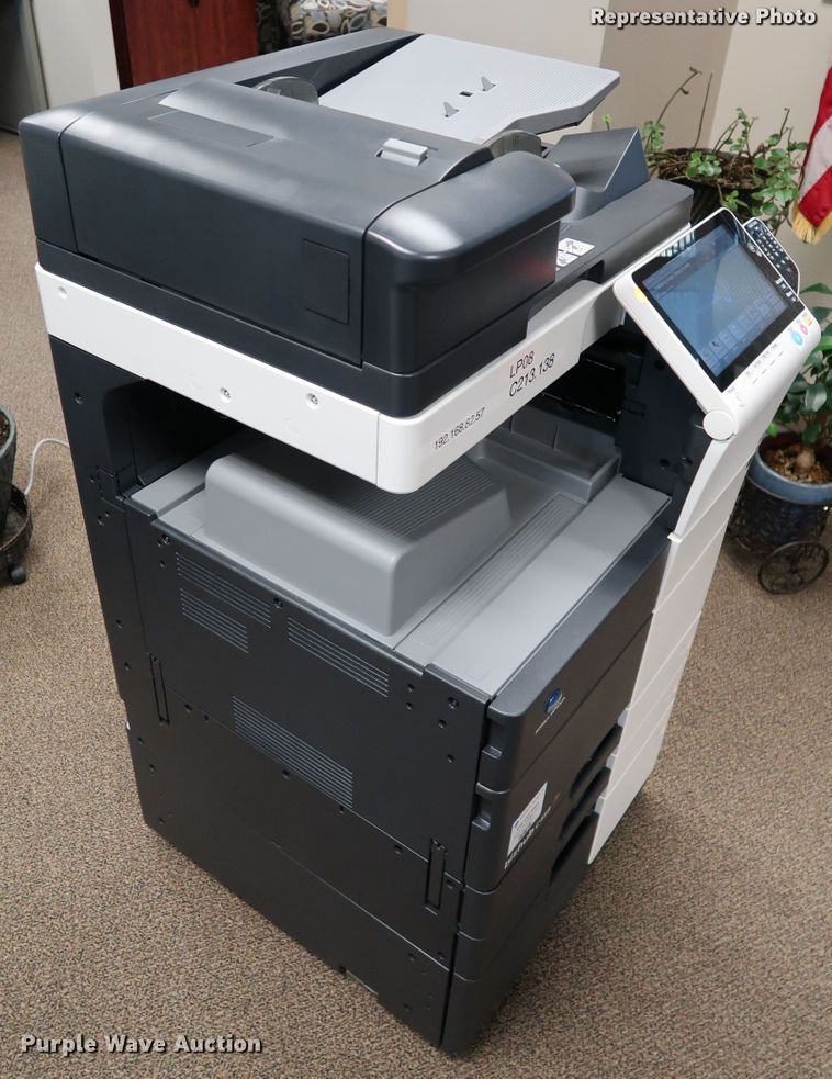 image for item KQ9821 2019 Konica Minolta BizHub C458  multi-function copier